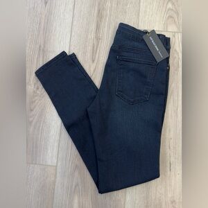 JUSTBLACK Dark Wash Skinny Jeans. STRETCH